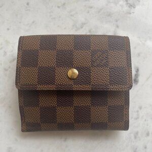 Louis Vuitton Damier Ebene Elise Wallet